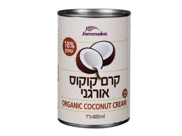 קרם קוקוס אורגני 400 מ''ל Jammoka
