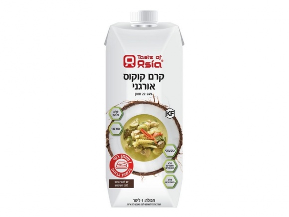 קרם קוקוס אורגני 1 ליטר